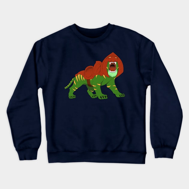 Battle Cat! Crewneck Sweatshirt by Jucieso